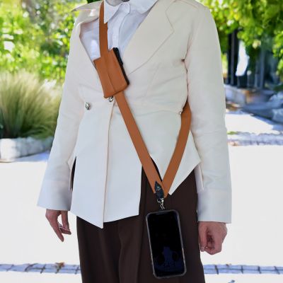 علاقة هاتف مع الجلد/القماش