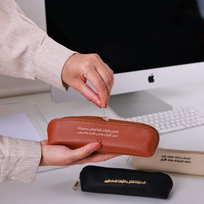 LEATHER PENCIL CASE