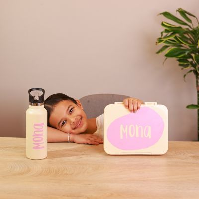 Kids Lunch Box & Bottle Set Customized