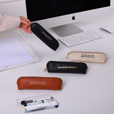 LEATHER PENCIL CASE