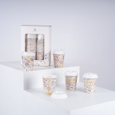 Doodle Art Paper Cups