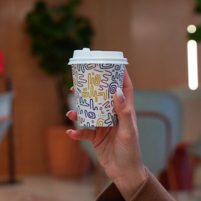 أكواب ورقية دودل آرت