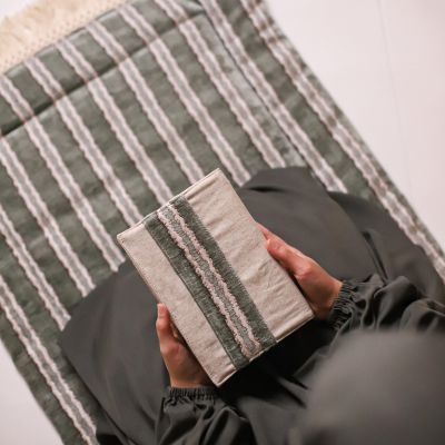 Luxurious Praying Set - Stripes Olive Green